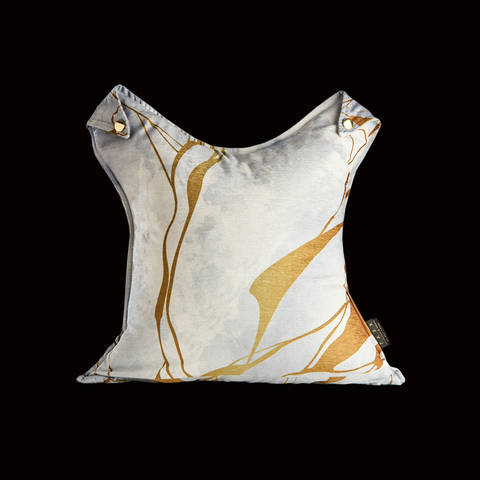 “Gold Marble” Rabbit Ear Scatter Cushion