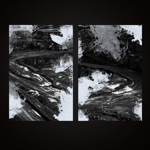 "Winding Roads” print - diptych